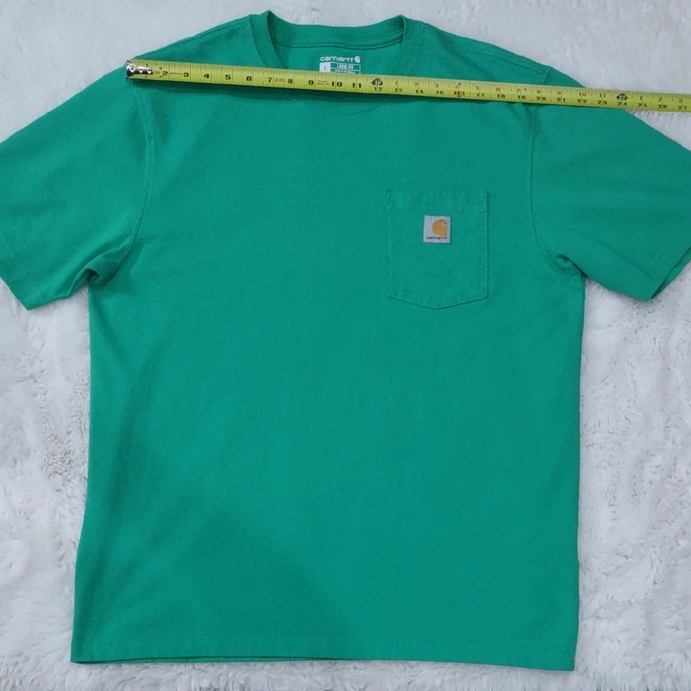 Carhartt Vibrant Green Tee with Pocket - Picture 8 of 15